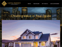 Tablet Screenshot of capitalpropertyventures.com